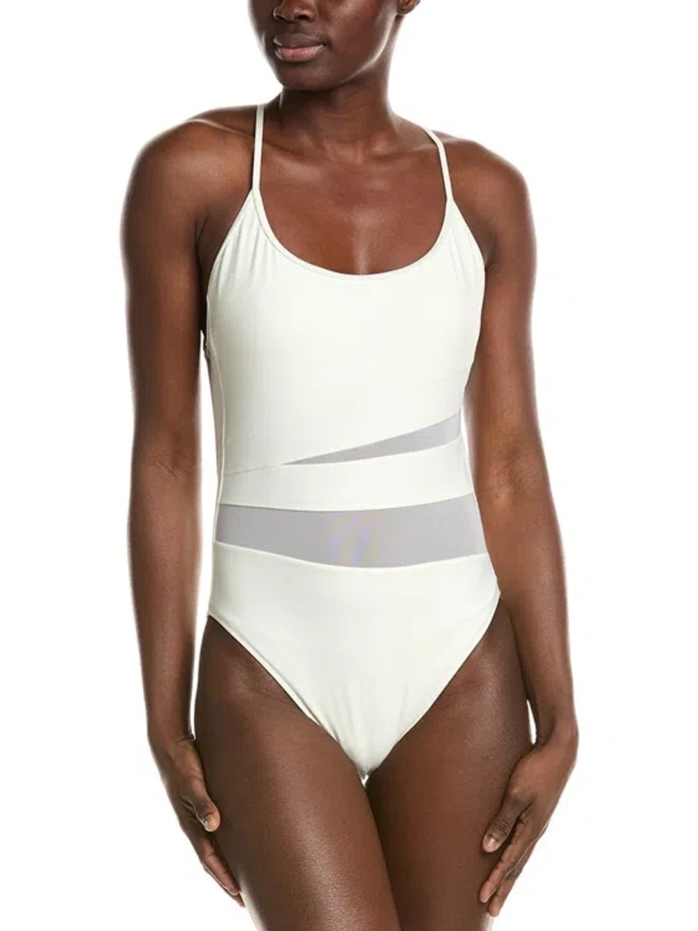 Summersalt Causeway one-piece swimsuit bathing suit cream white new no tags